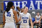 WBBall vs MHC  Wheaton College women's basketball vs Mount Holyoke College. - Photo By: KEITH NORDSTROM : Wheaton, basketball